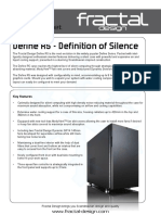 Define R5 - Definition of Silence: Product Sheet