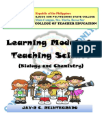 Learning Module in Teaching Science: (Biology and Chemistry)