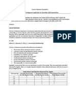 Business Economics Assignment Q2 Solution