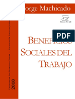 Beneficios Sociales Del Trabajo - Jorge Machicado