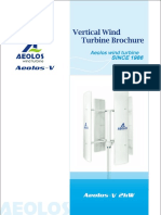 Aeolos V - : Vertical Wind Turbine Brochure