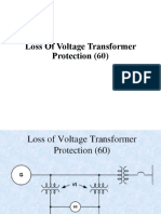 Loss of Voltage Transformer Protection