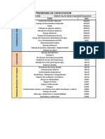 Programa de Capacitaciones