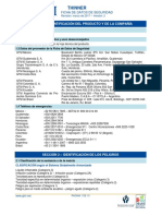 Msds Thinner