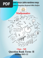 Mathematics: Question Bank Term-II