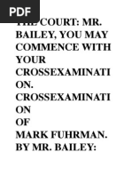Federal Court Transcript Formatting Guide | PDF | Bracket | Courtroom