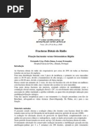 Fracturas distais do rádio. Fixação incruenta versus osteossíntese rígida. Fernando Cruz, Pedro Simas, Leonor Fernandes