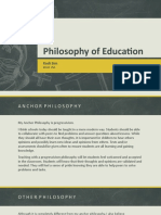 Personal Philosophy of Education Power Point