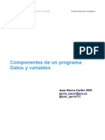 0.Componentes de un programa