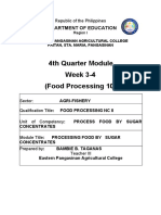 4th Quarter Module Week 3-4 (Food Processing 10) : Department of Education