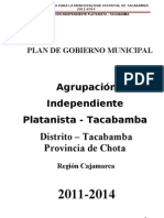 Plan de Gobierno-Chota Cajamarca