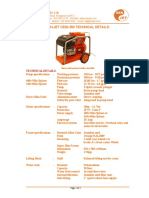 Den-Jet Ce20-350 HP Water Blaster - Technical Details 2021