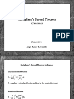 Castiglianos Second Theorem (Frames)