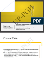 Puerperal Complications BANDOLA