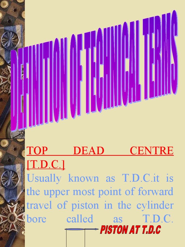 Definition of Technical Terms PDF Piston Horsepower