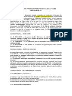 Convenio de Formaciòn y Permanencia - Eliceo Mendoza