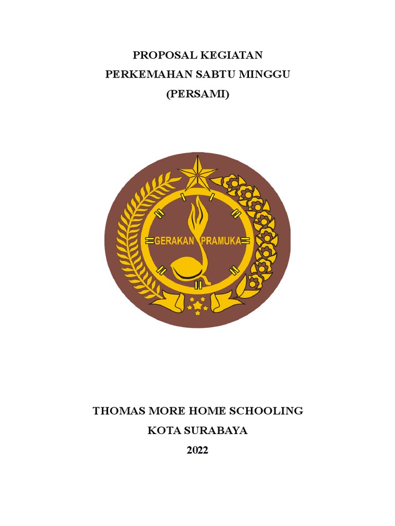 Proposal Kegiatan PERSAMI 2022 | PDF | Memasak, Makanan, & Anggur