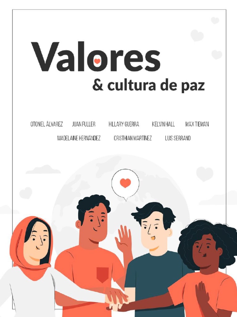 Valores y Cultura de Paz | PDF | Paz | Sociedad