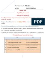 The Consonants of English: By: Miss. Fatima Hussein (MA.) The Evening Study