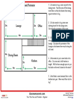 Floor Plan Area and Perimeter - Beginner