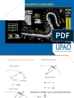 Movimiento curvilíneo: posición, velocidad y aceleración