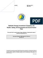 Sakhalin Energy Investment Company Ltd. Health, Safety, Environmental and Social Action Plan