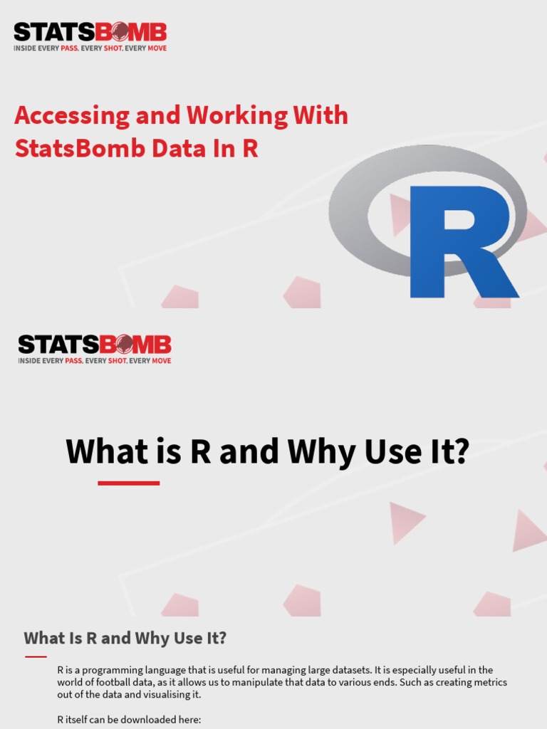 Accessing And Working With Statsbomb Data In R Download Free PDF 