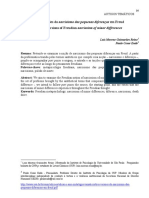 Endo, P.; Reino, L. Três versões do narcisismo das pequenas diferenças em Freud.