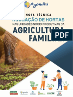 Irrigação de Hortas Nas Unidades Socioprodutivas Das Agricultura Familiar