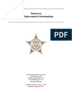 NCSA - Report On Law Enforcement Professionalism - Update Jan 2022