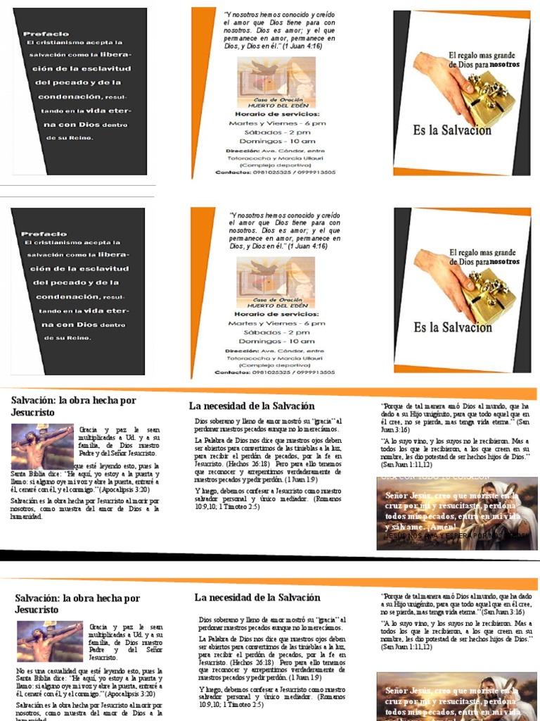 La Salvación a través de Jesucristo | PDF | Pecado | Salvación