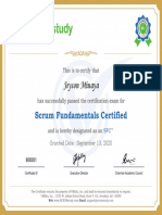 Course Certificates SCRUMstudy Jeyson Minaya