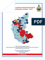 Karnataka Groundwater Resource Assessment Report As On March-2020