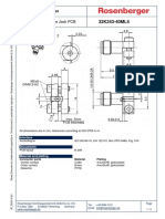SMA Right Angle Jack PCB: Technical Data Sheet