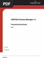 VERITAS Volume Manager 4.1: Troubleshooting Guide