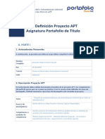 Guía de proyecto APT para instalación eléctrica y automatización industrial