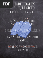 2.3 Habilidades y Ejercicio de Liderazgo