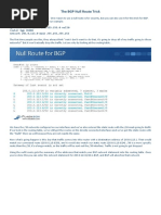 The BGP Null Route Trick - Ravi K