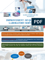 Improvement of Quality Labortory Services