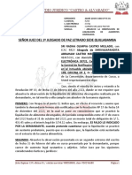 Absuelvo Observacion de Liquidacion de Alimentos Devegados