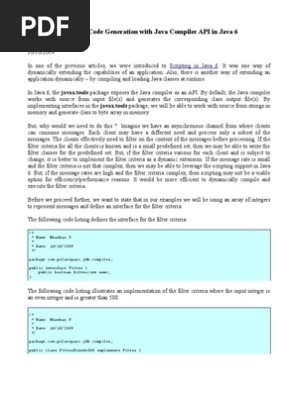 Java Compiler