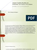 6. Análise da Produção Científica Brasileira em Orientação Profissional.