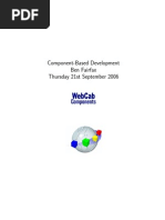 Component-Based Development Ben Fairfax Thursday 21st September 2006