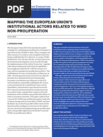 Download Mapping the EUs institutional actors related to WMD non-proliferation by Stockholm International Peace Research Institute SN56643135 doc pdf
