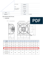 Small Propeller Fans (Tfp-Series) 1. Dimensions