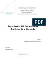 Derecho Civil III (Sucesiones) Partición de La Herencia