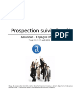 Prospection Suivi Clientèle: Amadeus - Espagne (Madrid)