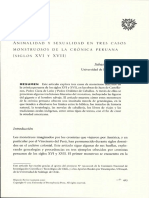 Animalidad y Sexualidad en Tres Casos Mo