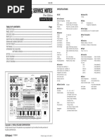 Roland MC 505 Service Notes