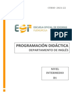 Ingles Programacion b1 2021 22